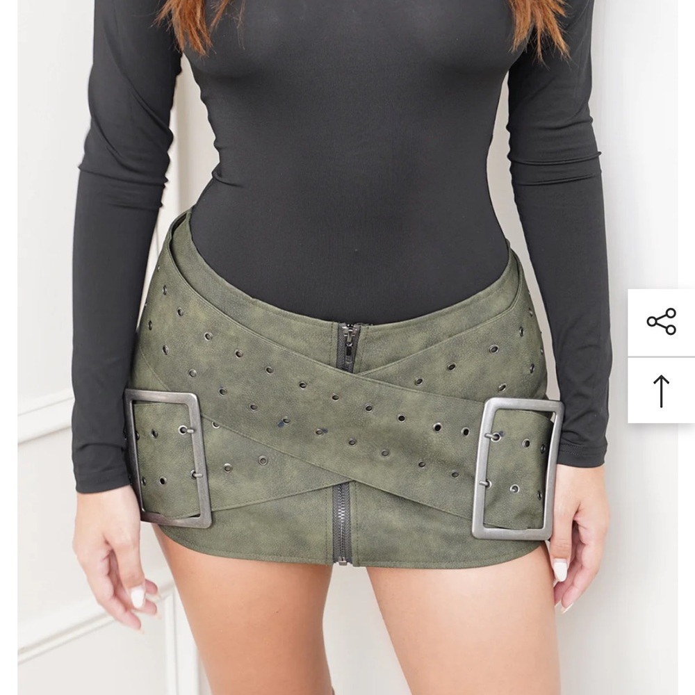 New Crossed Mini Skirt